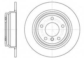 Гальмівний диск на БМВ Е39 (Bmw E39) Remsa 655400