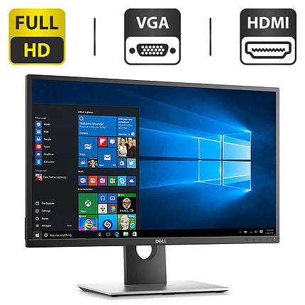Монітор Dell P2217H / 22" (1920x1080) IPS / 2x USB 2.0, 2x USB 3.0, 1x VGA, 1x HDMI, 1x DisplayPort / VESA 100x100, фото 1