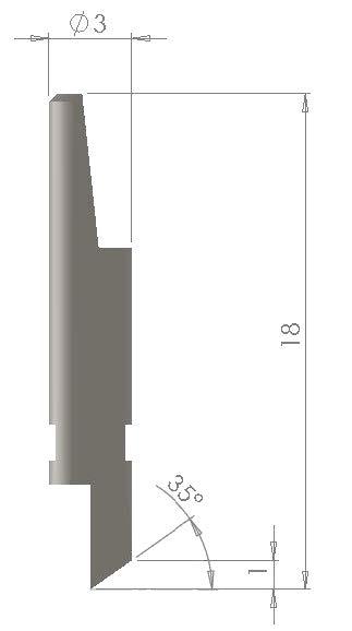 Нож E1