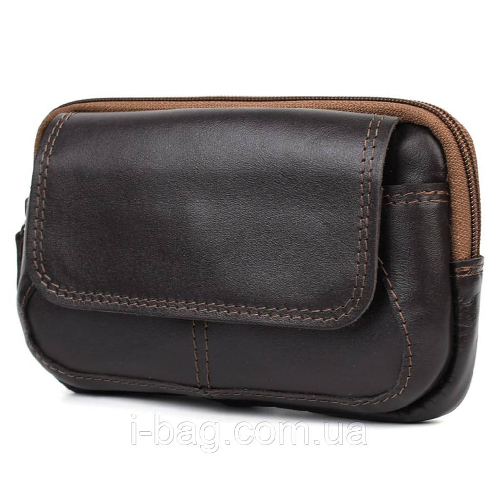 Напоясний чохол TARWA GC-1366-3md для смартфона, зі шкіри Наппа