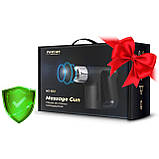 Масажний пістолет Neo-Sport NS-502 — потужний масажер для тіла з 4 насадками та масажним ременем, фото 8