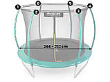 Внутрішня сітка для батута Neo-Sport 252 см 8 футів, фото 2