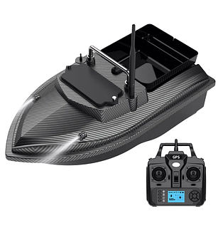 Карповий кораблик для риболовлі Flytec V060 Карбон с GPS Акумулятор 12000 mAh