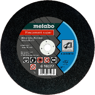 Диск для металу 350x3,0х25,4 Flexiamant super (616327000) Metabo