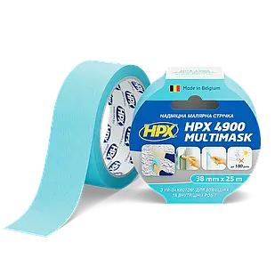 HPX Стрічка малярська MULTIMASK 120C 38 мм * 25 м EW3825