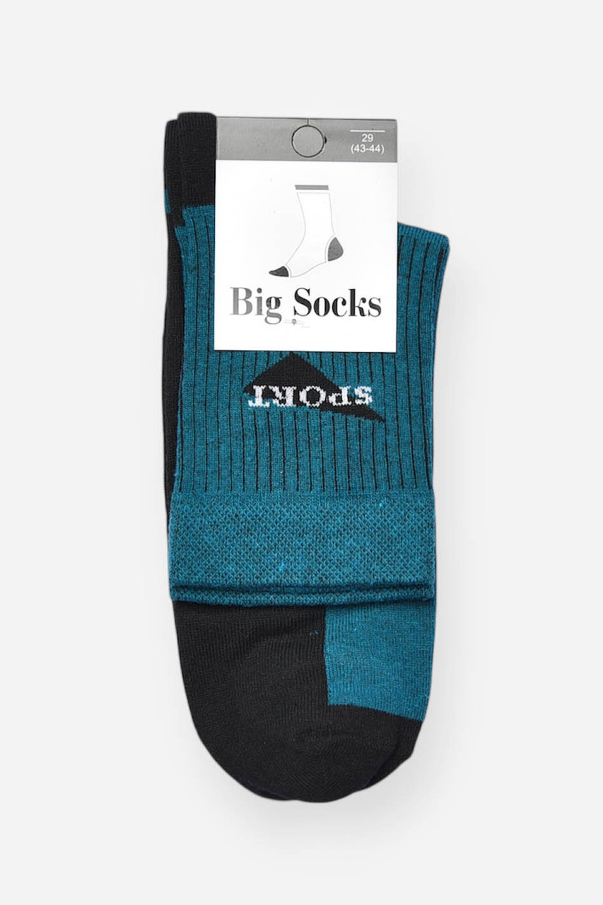 Шкарпетки чоловічі демісезонні бірюзового кольору р.43/44 202042S, фото 1