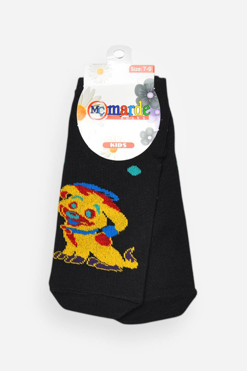Шкарпетки дитячі демісезонні чорного кольору р.7-9 202048S, фото 1
