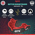 Капа боксерська OPRO Silver UFC Hologram Black/Red (art.002259002), фото 3