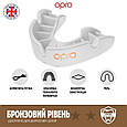 Капа боксерська OPRO Bronze While (art.002184006), фото 4