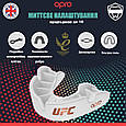 Капа боксерська OPRO Junior Bronze UFC Hologram White (art.002264002), фото 3