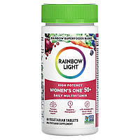Мультивітаміни для жінок 50+, Women's One 50+, Rainbow Light, щоденні, 60 вегетаріанських таблеток