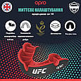Капа OPRO Silver UFC дитяча (вік до 11) Black/Red (ufc.102515001), фото 3