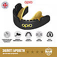Капа OPRO Gold Braces під брекети доросла (вік 11+) Blackl/Gold (art.102506001), фото 5