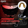 Капа OPRO Gold Braces під брекети доросла (вік 11+) Blackl/Silver(art.102518001), фото 3
