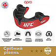 Капа OPRO Silver UFC дитяча (вік до 10) Red/Black (ufc.102515002), фото 6