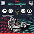 Капа OPRO Silver доросла (вік 11+) Grillz Black/Silver (art.102502013), фото 3