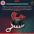 Капа OPRO Silver доросла (вік 11+) Black/Red (art.102502001), фото 5