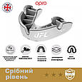 Капа OPRO Silver UFC дитяча (вік до 10) White/Silver (ufc.102515003), фото 6