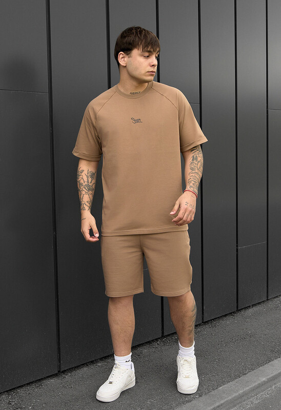 Бавовняний спортивний костюм Staff mb brown, фото 1