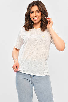 Футболка жіноча однотонна сірого кольору 202483M