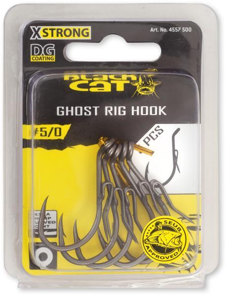 Гачок Black Cat Ghost Rig Hook DG 7/0 5 pcs, фото 1