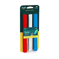 3Doodler Start+ Нитка 2,5 мм - 75 штук - Вишнево-червоний/Звичайно білий/Океанічний блакитний