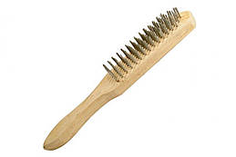 Щітка ручна Intertool 5 рядів дерево