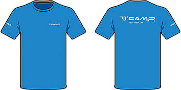 CAMP LOGO CLAIM MALE T-SHIRT L - Light blue / White