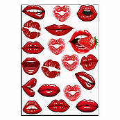 Губи 2 вафельна картинка