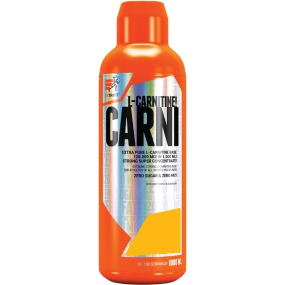 Рідкий Л-карнітин Extrifit Carni Liquid 120000 mg (1 л) екстріфіт lemon & orange