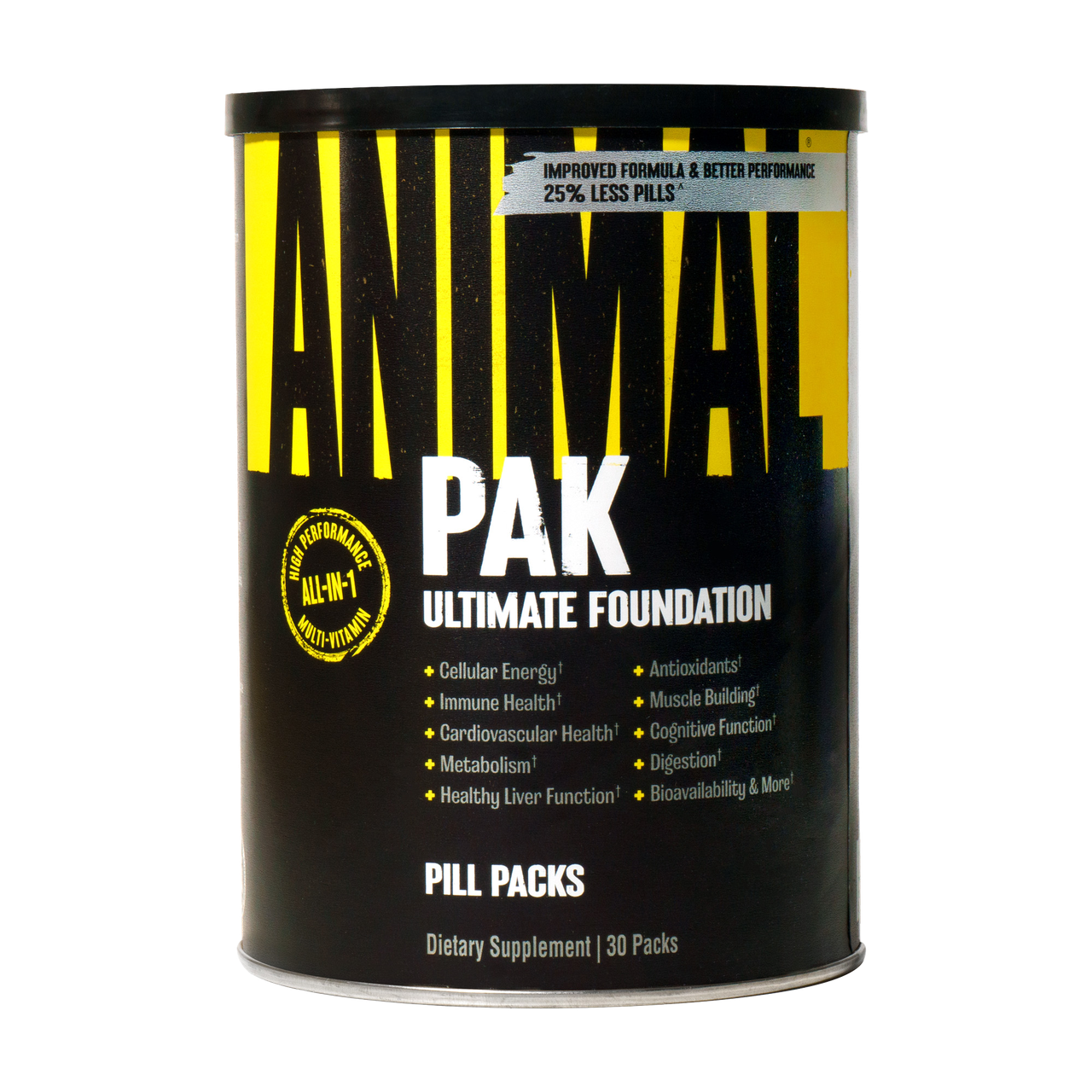 Комплекс вітамінів Universal Nutrition Animal Pak (30 пак) юніверсал енімал пак, фото 1