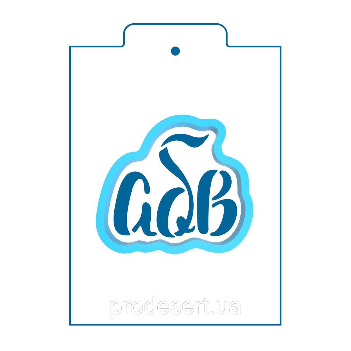 Абврубка з трафаретом 8*9 см (TR-2)