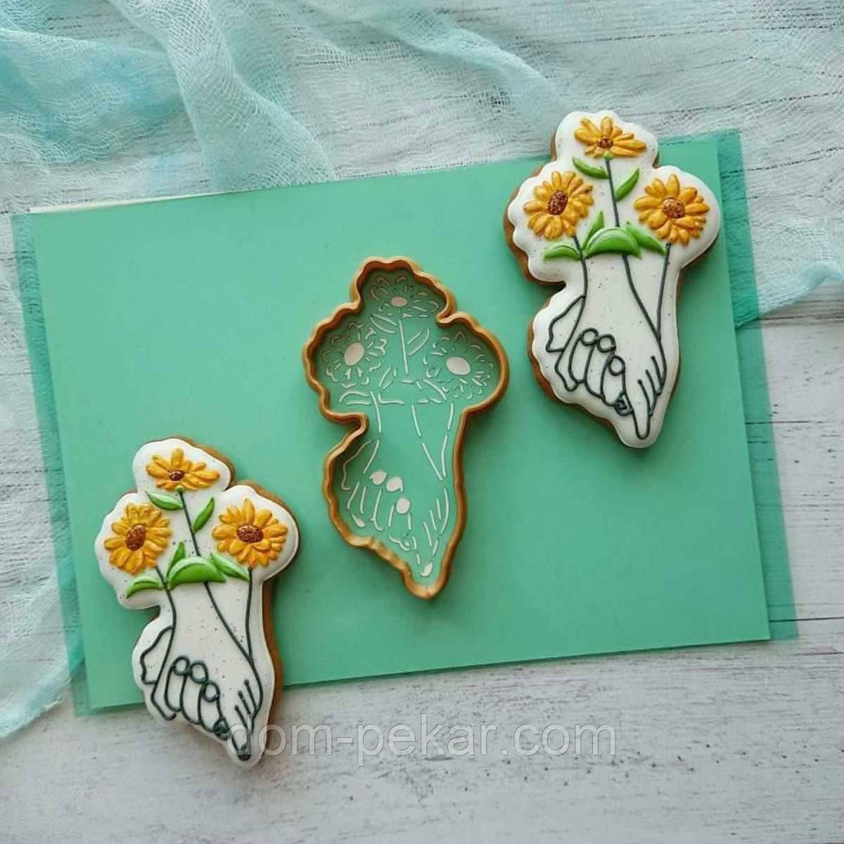 Дружба вирубка з трафаретом 9*2,5 см (TR-2)