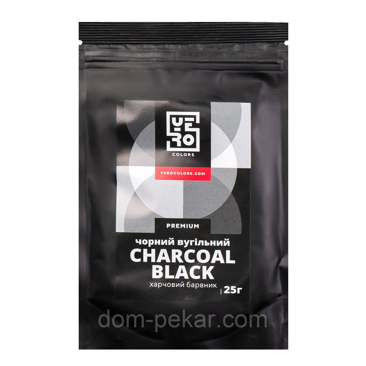 Чорне вугілля барвник YERO, 25 г
