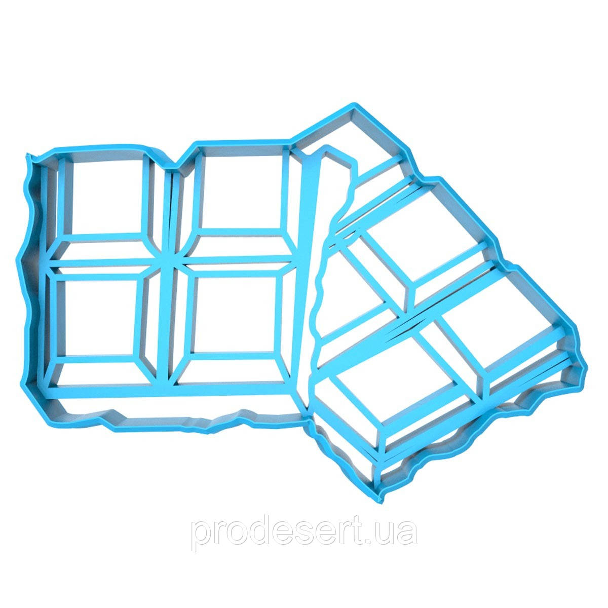 Вирубка для пряників Шоколадка 7*10 см (3D)