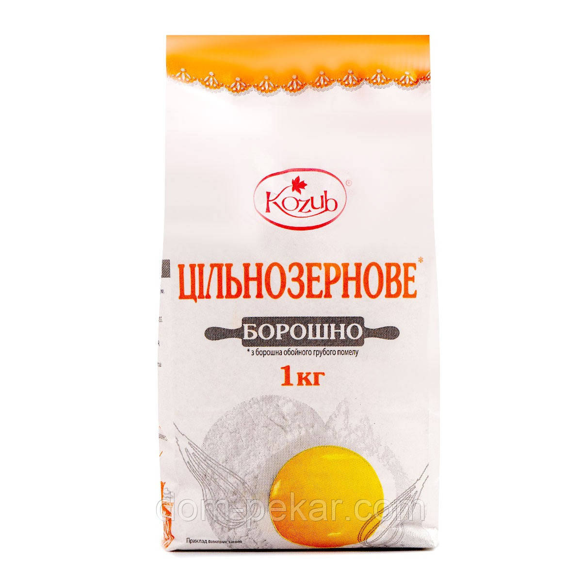 Борошно цільнозернове пшеничне ТМ Козуб, 1 кг