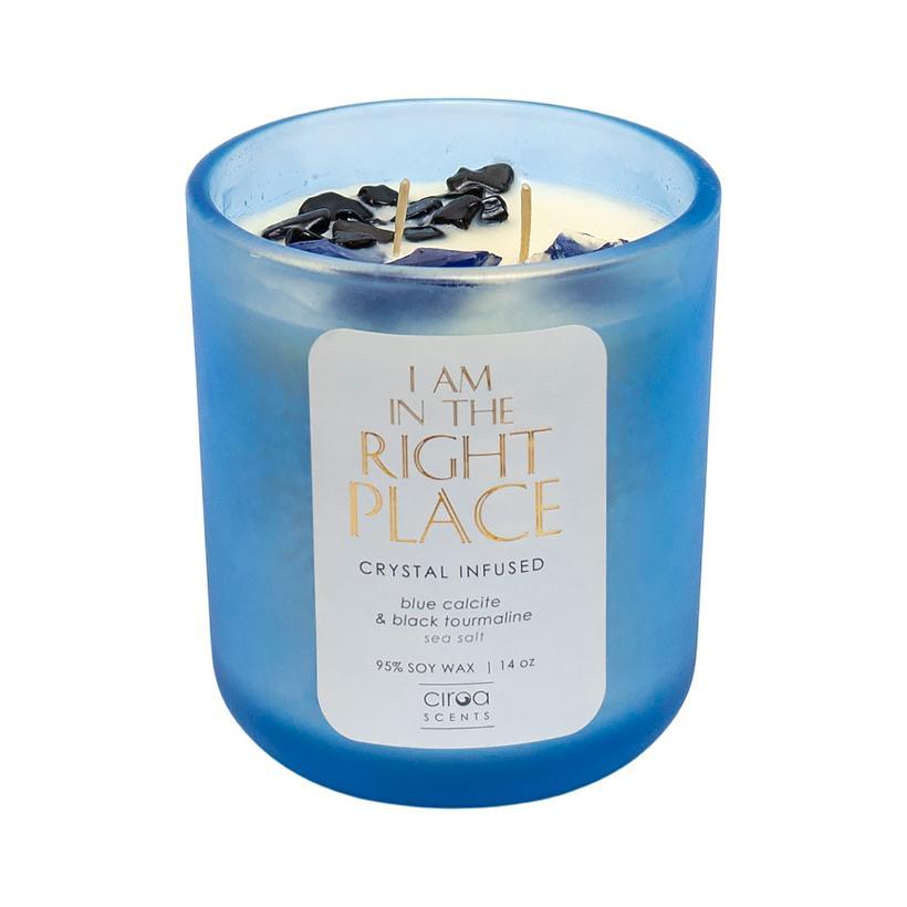 Свічка ароматична «SEA Salt» з ароматом лимонної цедри та грейпфрута в скляній склянці 9,5*11см, фото 1