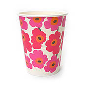 Cake to go Стакан одноразовий 250 мл Квіти 54/77*91 мм (10 шт.)