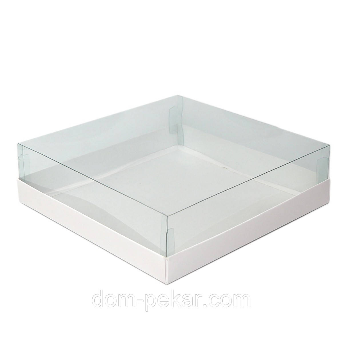 Упаковка Акваріум для зефірних квітів 250*250*70 мм