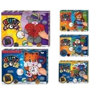 Набір для творчості Danko Toys Creative clock, СС-01-01, 02, 03, 04, 05 СС-01-01,02,03,04,05