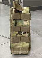 Тактичний підсумок під 2 магазини РКК РПК системою Моллі, Мультикам, чохол під ріжок, підсумок під ріжок PRO