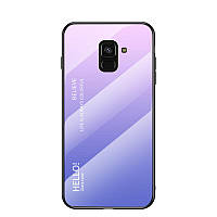 Чохол Samsung Galaxy A8 Plus 2018 Gradient Hello Pink Purple