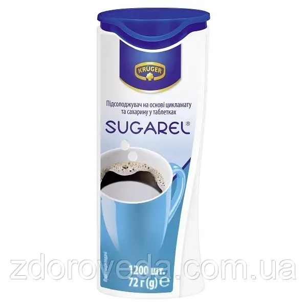 Замінник цукру Sugarel Kruger у таблетках 1200 шт.