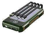 Павербанк високої ємності 30000mAh на сонячній батареї Solar Power Bank 4 в 1, фото 9