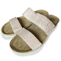 Легкі жіночі шльопанці босоніжки на танкетці з липучкою, сандалі на низькому ходу з поліуретановою підошвою