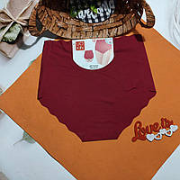 Жіночі труси безшовні великого розміру хл на стегна 90-100 см повномірні з високою посадкою легка утяжка