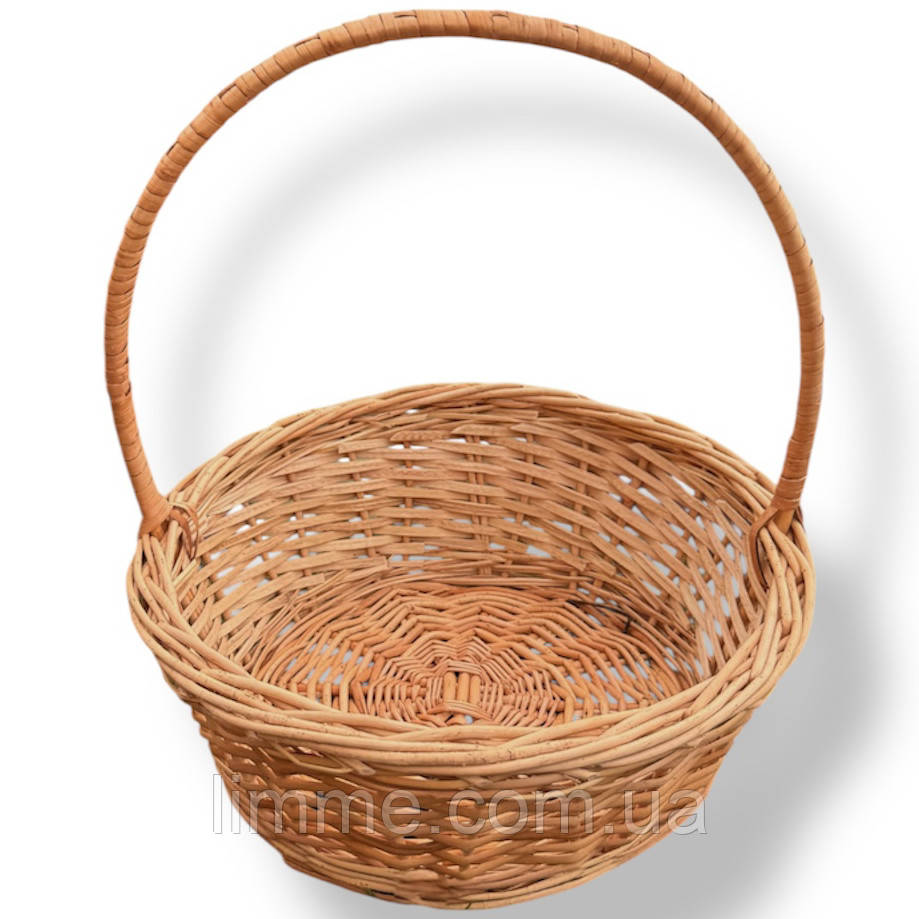 Кошик з лози в розмірі  Ø43  34Ø  Ø17