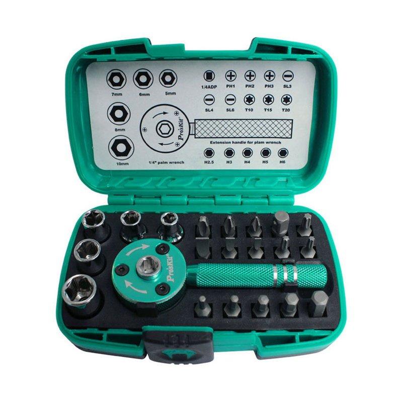 Набір змінних головок і біт з тримачем Pro'sKit SD-2319M