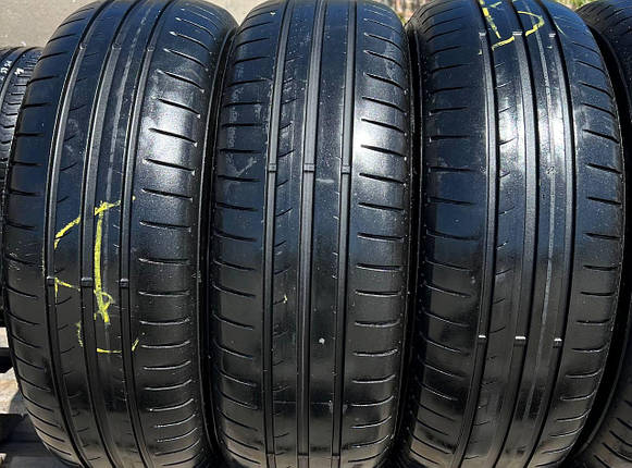 Шини б у 195/65R15 DUNLOP sport blu Response літо, фото 1