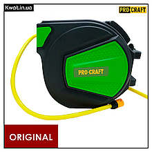 Шланг садовий на автоматичній котушці Procraft VK20 Діаметр 1/2 дюйма Довжина 20 м